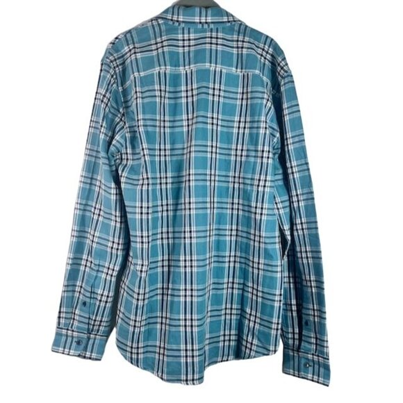 Desigual Men's Patchwork Plaid Cotton Button-Up Long Sleeve Shirt - Size M NWT - Picture 2 of 11